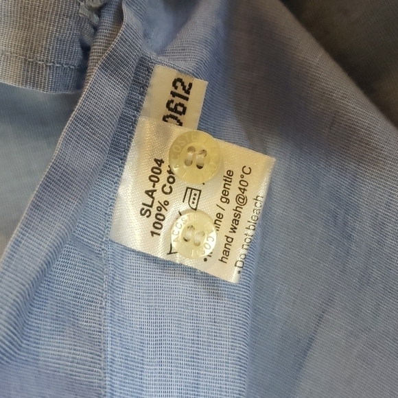 Lacoste Collared Button Up Classic Long Sleeve 100% Cotton - Picture 6 of 7